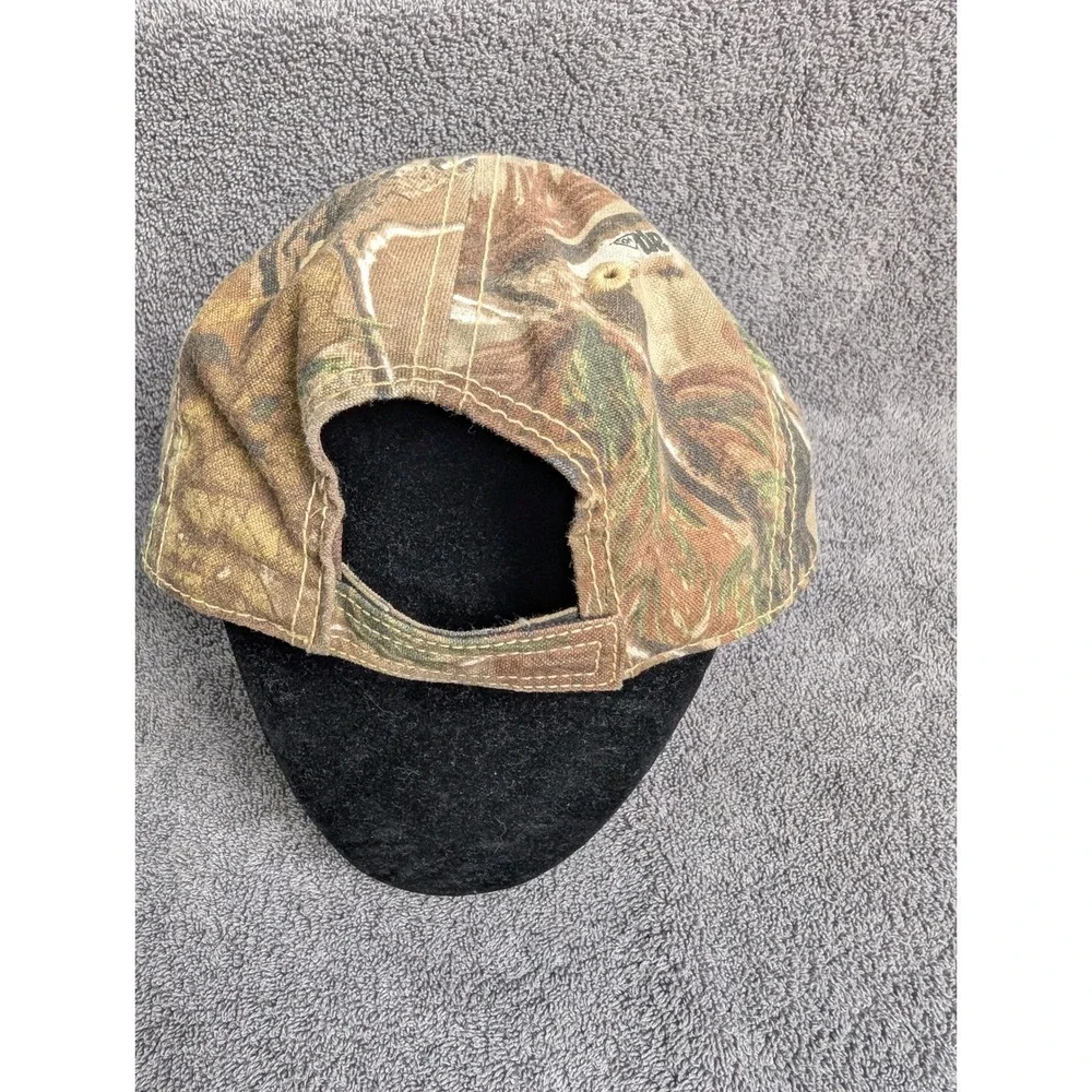 Cabelas Est 61 Outfitter Camo Youth Hat Purple Embroidery Adjustable 7472